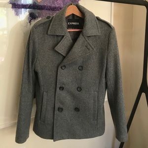 Express Wool Peacoat - Size Small
